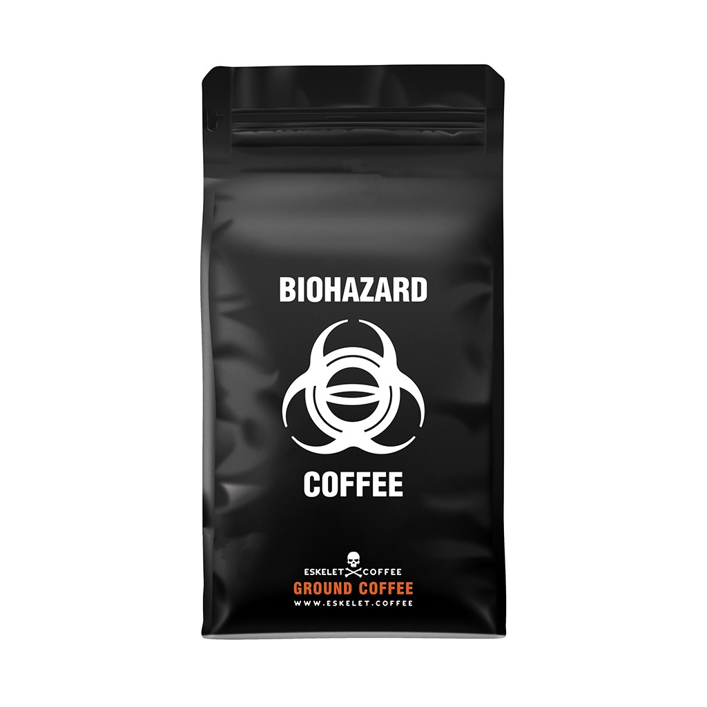 قهوه اسکلت Biohazard