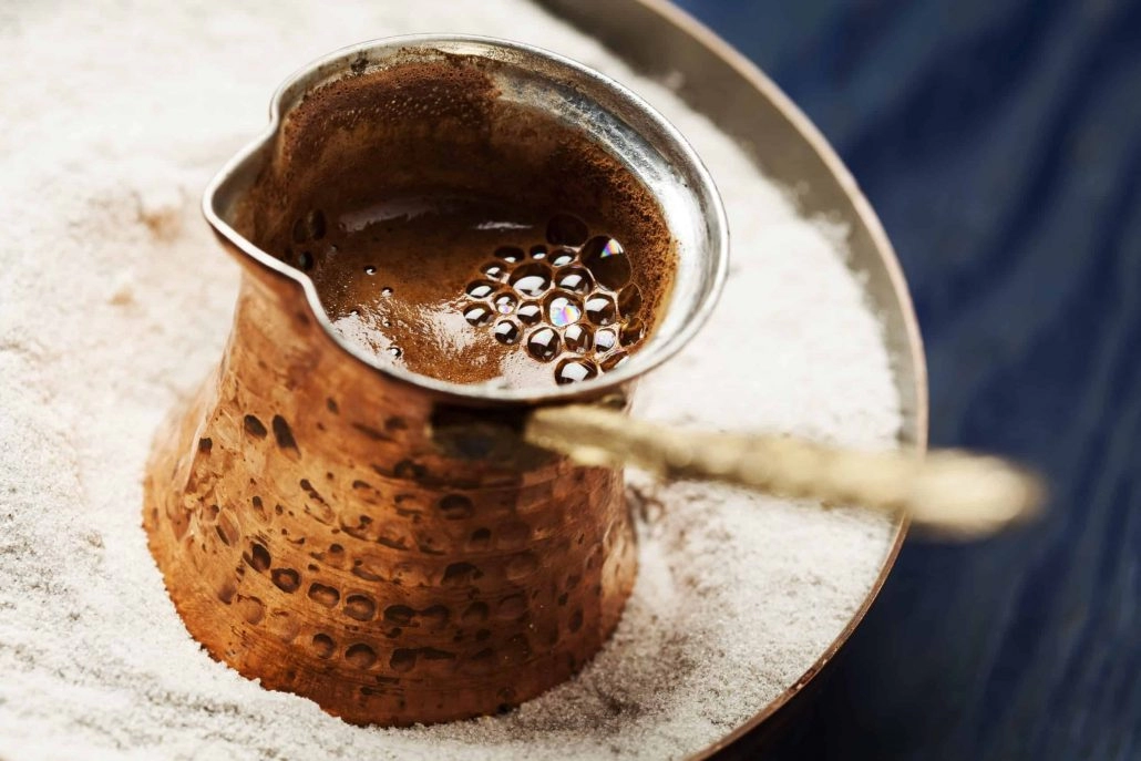 طرز تهیه قهوه یونانی greek coffee
