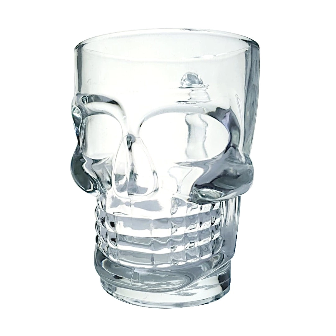 لیوان شیشه‌ای طرح اسکلت سایز King