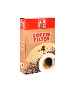 فیلتر کاغذی قهوه ALUFIX سایز 4 بسته 100 عددی