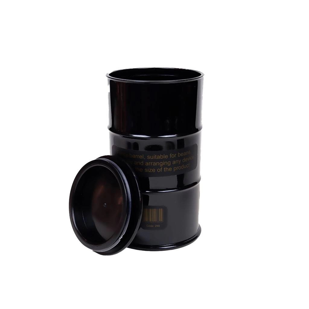 ظرف نگهدارنده پودر و دانه قهوه بشکه ای مدل B600