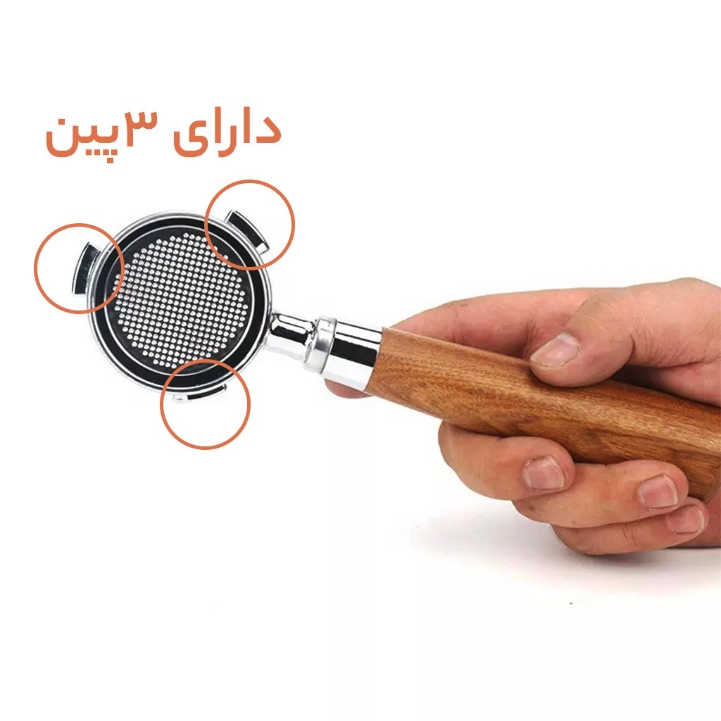 پرتافیلتر نیکد 3‌پین سایز 51mm
