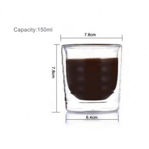 لیوان دوجداره نسپرسو Nespresso سایز 2 ظرفیت 150ml