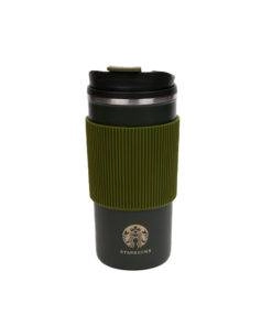تراول ماگ دوجداره دورسیلیکونی استارباکس GB13 ظرفیت 450ml