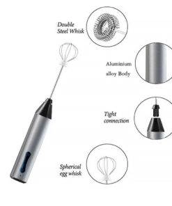 کفساز و همزن شیر و قهوه شارژی USB یونیک لایف Unique Life بدنه استیل