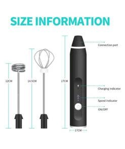 کف‌ساز و هم‌زن شیر و قهوه شارژی USB مدل ‎UL3